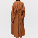 TAN SUITING TONDO COAT