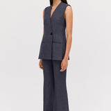 NAVY LINEN NADJA PANT