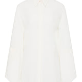 WHITE CRINKLE CREPE ABSOLUTE SHIRT