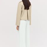 SHELL COTTON ELLIPSIS TRENCH