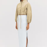 SAND COTTON CAMPBELL CROP BOMBER