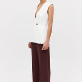 PLUM SUITING ANNE PANT