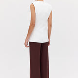 PLUM SUITING ANNE PANT