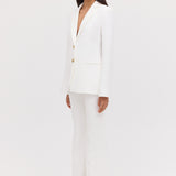 IVORY CREPE ENSO JACKET