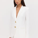 IVORY CREPE ENSO JACKET