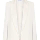 IVORY SATIN CREPE JACQUETTE