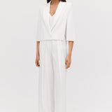 IVORY SATIN CREPE JACQUETTE