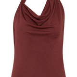 BURGUNDY JERSEY SYNC TOP