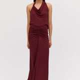 BURGUNDY JERSEY SYNC TOP