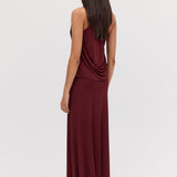 BURGUNDY JERSEY SYNC TOP