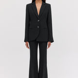 BLACK CREPE ENSO JACKET