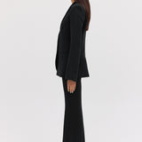 BLACK CREPE ENSO JACKET