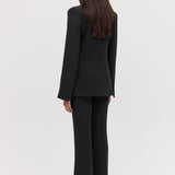 BLACK CREPE ENSO JACKET