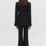 BLACK CREPE ENSO JACKET