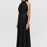 BLACK SILK ISABELLA GOWN