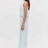 AQUA SILK VISCOSE CDC OBLIQUE SKIRT