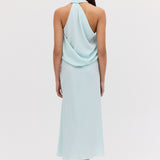 AQUA SILK VISCOSE CDC OBLIQUE SKIRT