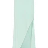 AQUA SILK VISCOSE CDC OBLIQUE SKIRT