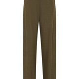 KHAKI LINEN TONDO PANT
