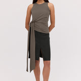 BRONZE JERSEY AESTHETE TOP