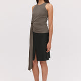 BRONZE JERSEY AESTHETE TOP