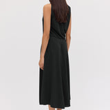 BLACK JERSEY MANDALA DRESS