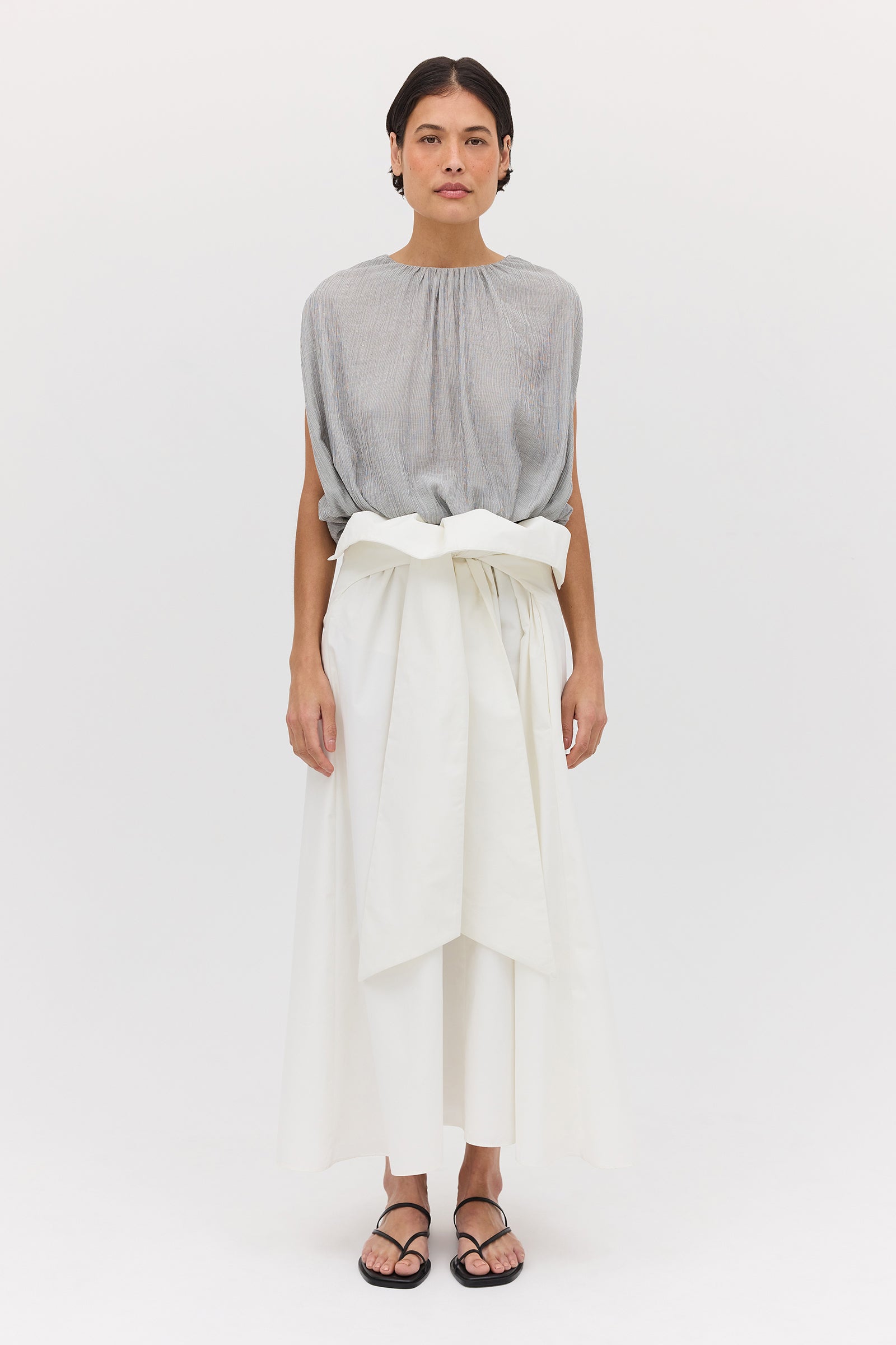 WHITE COTTON NOSTALGIA SKIRT – Bianca Spender