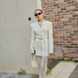 CREAM WOOL CANDOUR JACKET