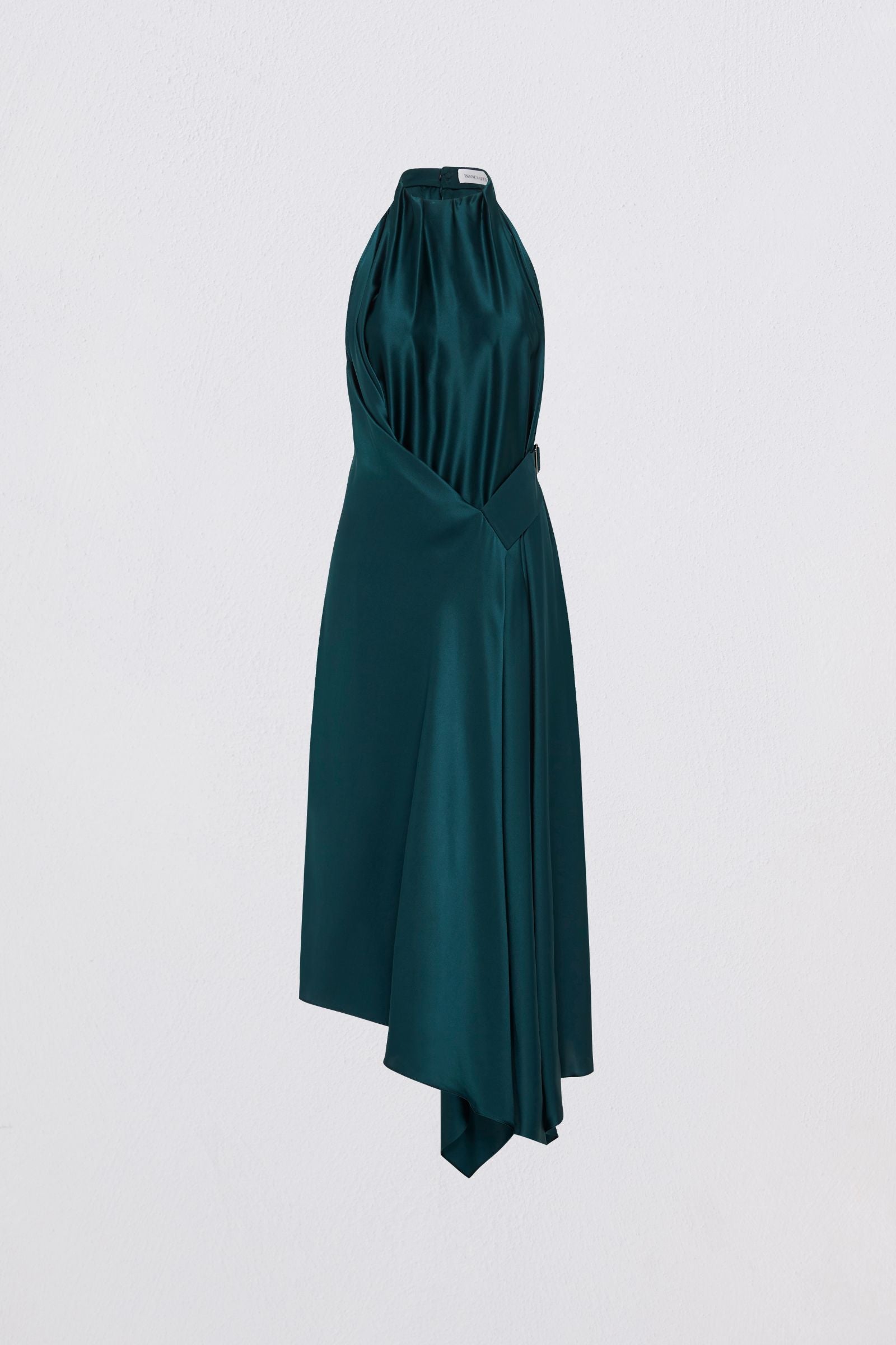PETROL SILK ISABELLA DRESS – Bianca Spender