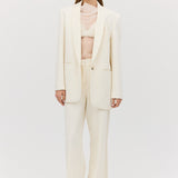 CREAM WOOL HARMONY PANT