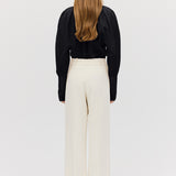 BLACK COTTON CIRCA SHIRT