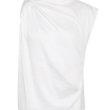WHITE COTTON YANG TOP