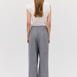 GREY WOOL CANDOUR PANT