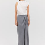 GREY WOOL CANDOUR PANT