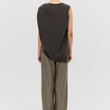 LIQUORICE CASHMERE GENTLE KNIT