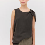 LIQUORICE CASHMERE GENTLE KNIT