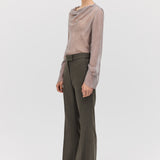 MARLE GEORGETTE CEZANNE LONG SLEEVE TOP