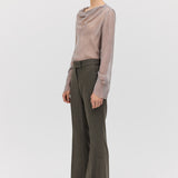 MARLE GEORGETTE CEZANNE LONG SLEEVE TOP