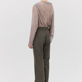 MARLE GEORGETTE CEZANNE LONG SLEEVE TOP