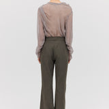 MARLE GEORGETTE CEZANNE LONG SLEEVE TOP