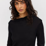 BLACK BERNICE KNIT