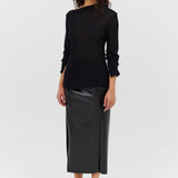 BLACK BERNICE KNIT