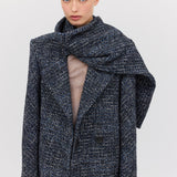 TWILIGHT TWEED VEIL COAT