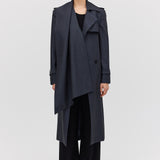 MIDNIGHT SUITING VEIL TRENCH