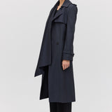 MIDNIGHT SUITING VEIL TRENCH