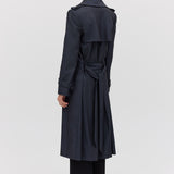 MIDNIGHT SUITING VEIL TRENCH