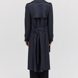 MIDNIGHT SUITING VEIL TRENCH