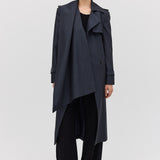 MIDNIGHT SUITING VEIL TRENCH