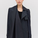 MIDNIGHT SUITING VEIL TRENCH
