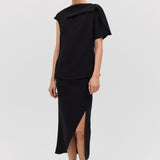 BLACK SUITING ANNEX TOP